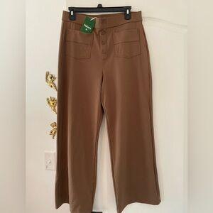 Halara NWT Browth Athleisure Brown Wide Leg Pants